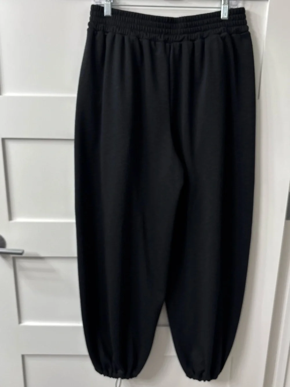 Free People Black Drawstring Jogger Pants